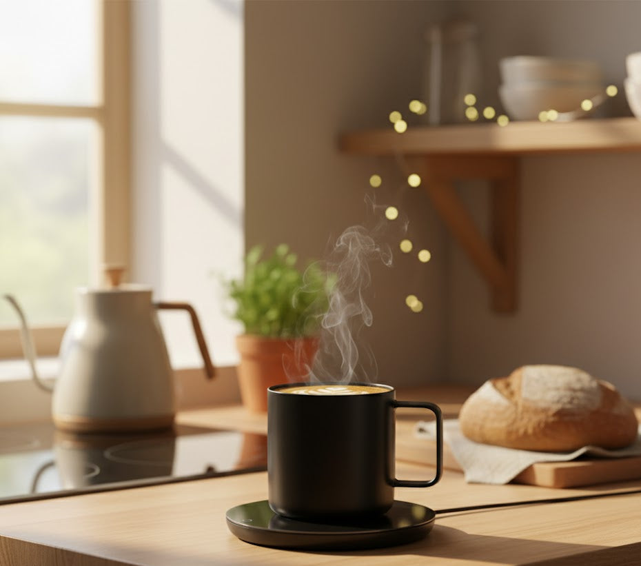 Warmio Desk —chauffe tasse connecté pour bureau USB-C